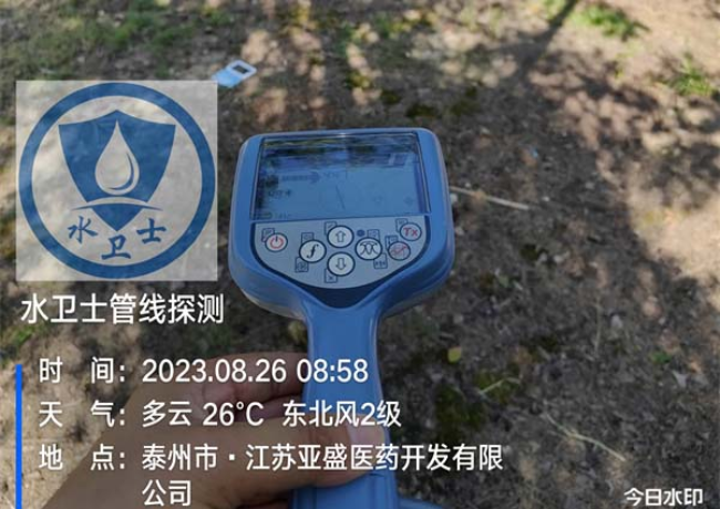 地埋电缆探测案例-江苏亚盛医药